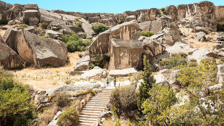 Admire the Gobustan Rock Art