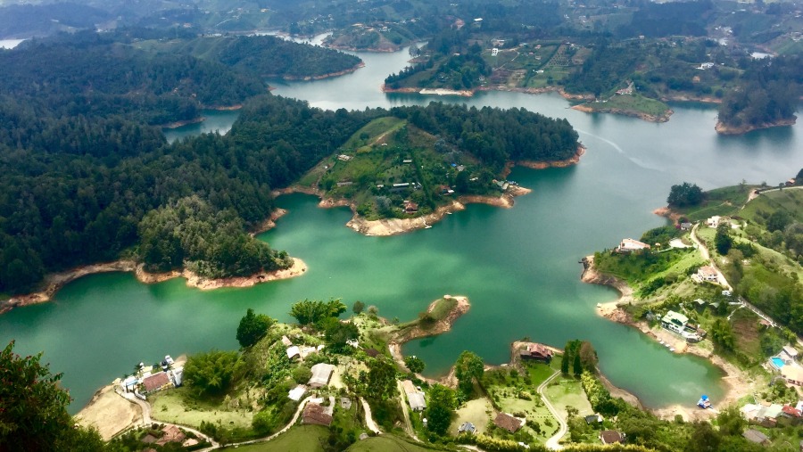 Guatapé Aerial View