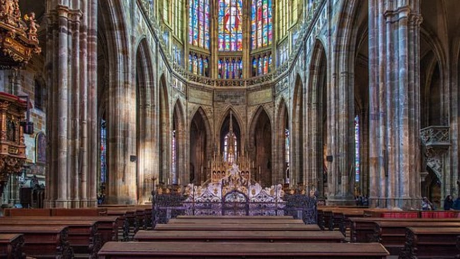 Interiors of the St. Vitus Cathedral