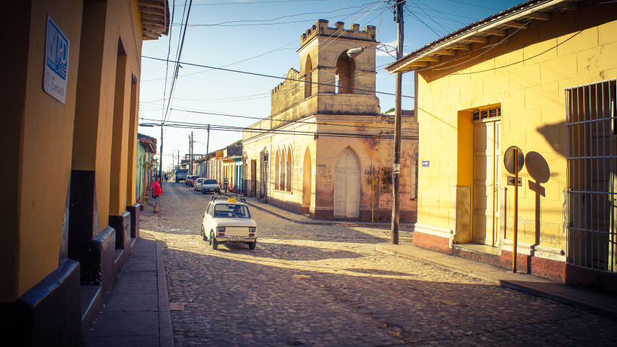 Embark on the cobblestone streets in Trinidad