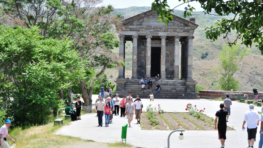 Temple of Garni In Armenia