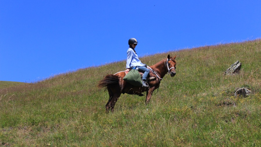 Horse riding in Tusheti