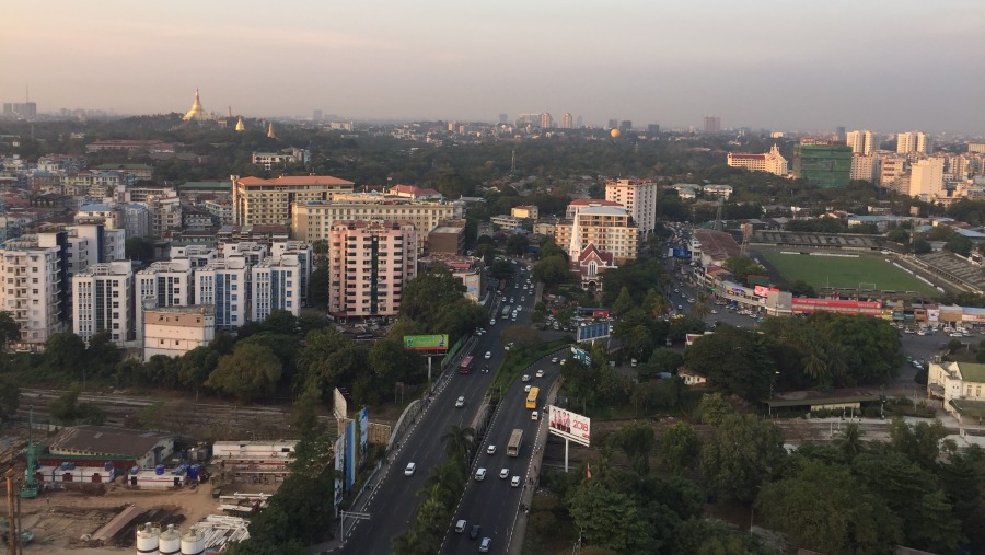 Yangon City View