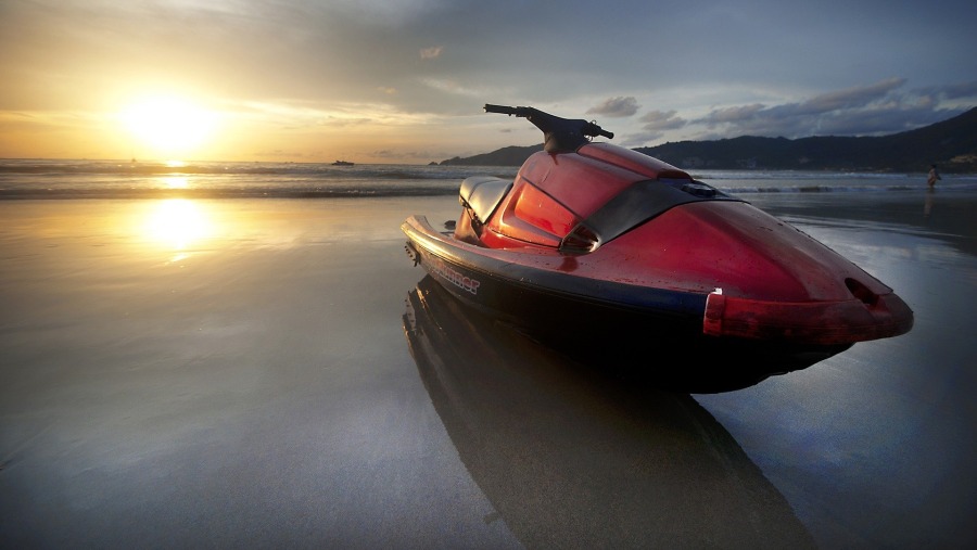 Enjoy a speed boat ride