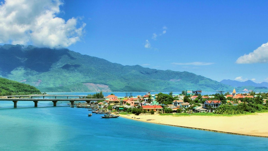 Witness a beautiful sunrise at the Lang Co Beach in Vietnam