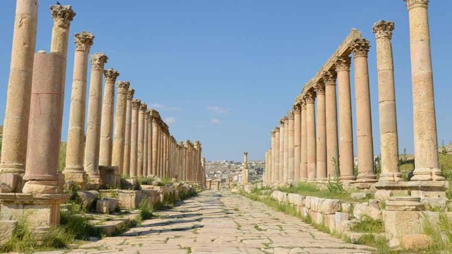 Visit The Jerash Colonnaded Street