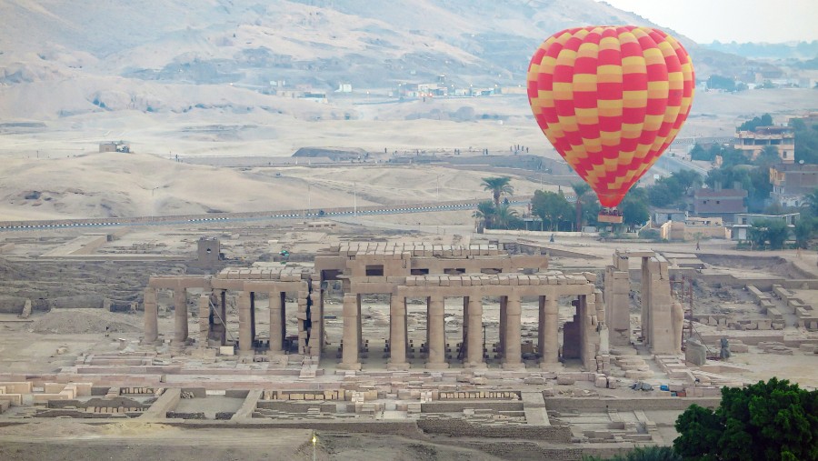 Balloon Ride In Luxor, Egypt