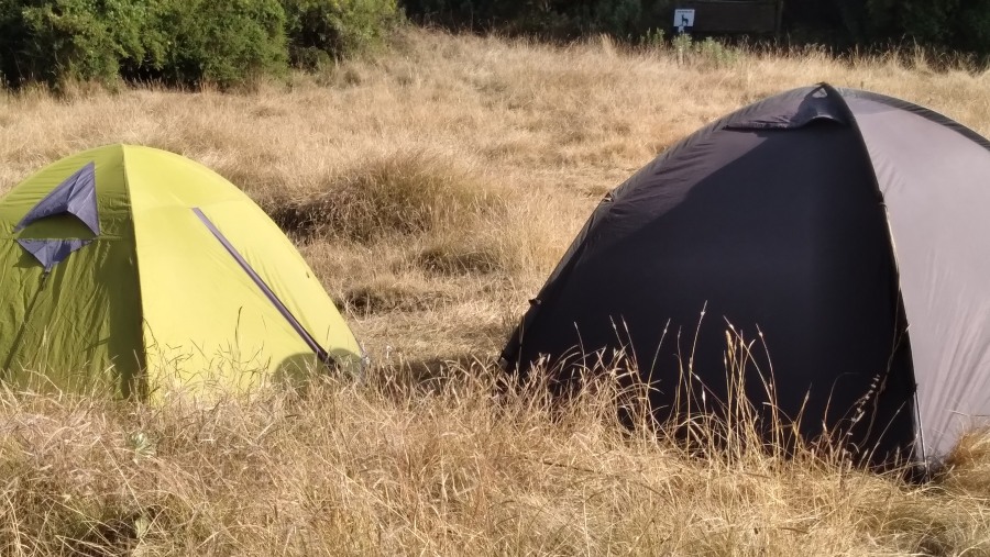 Tents in Simien Mountain National Park