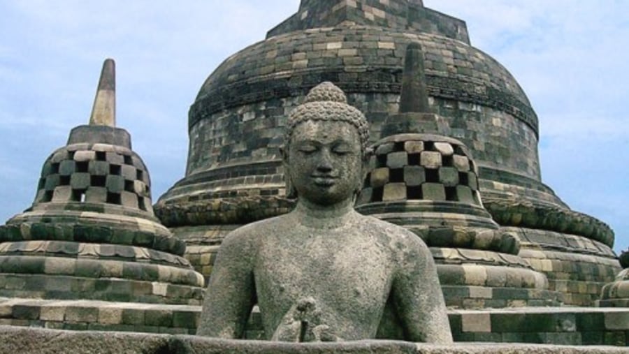 Buddhist Temple in Borobudur