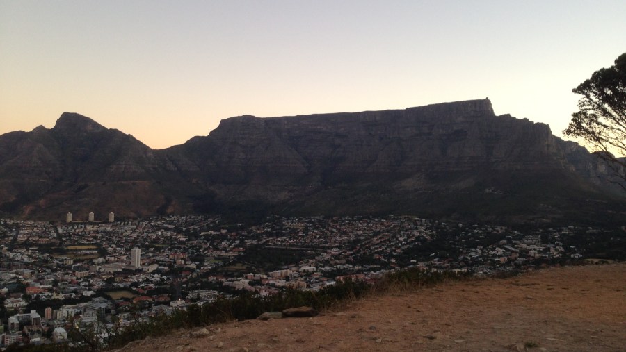 Table Moutain at Sunset