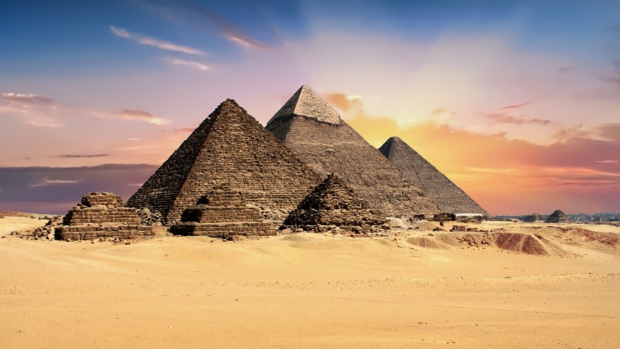 See the Giza Pyramids, Egypt