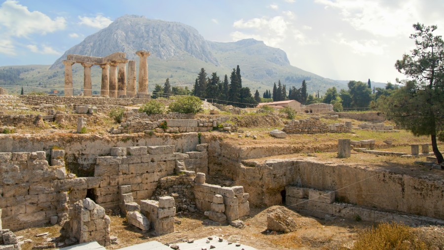 Ancient Corinth ruins