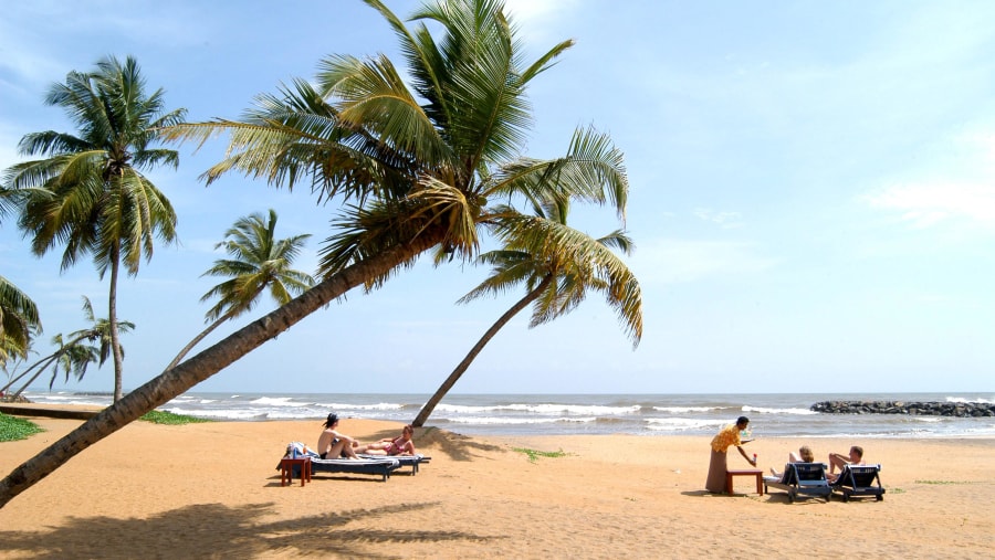 Relax on Negombo beach