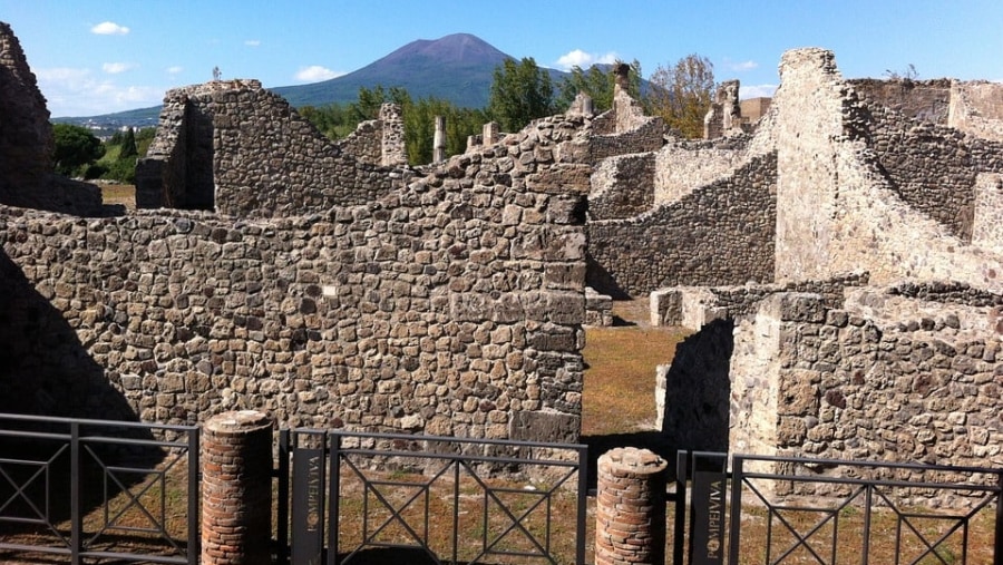 ruins of the city