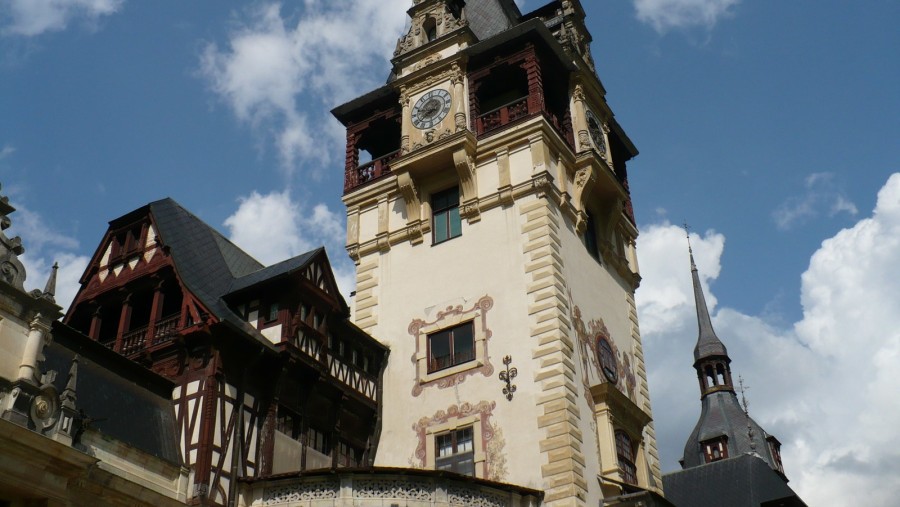 Clock tower of Pele? Castle