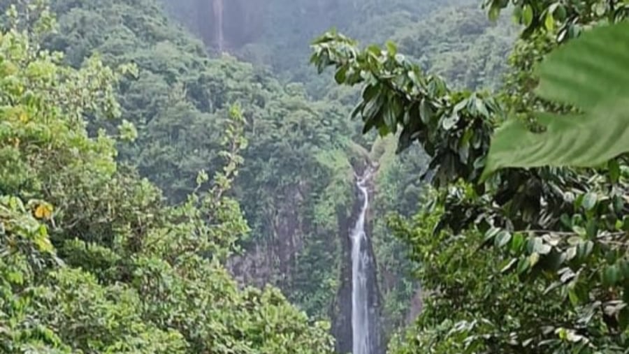 View the first & visit the second water falls