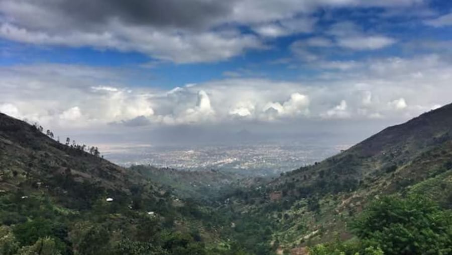The Spectacular view of the Morogoro town from the Highest altitudes of the Uluguru mountains!