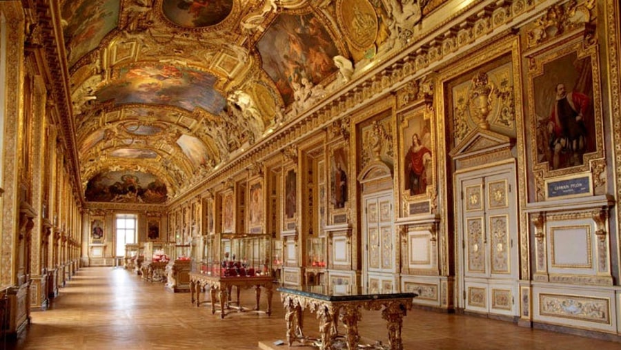 The Apollo Gallery in the Louvre