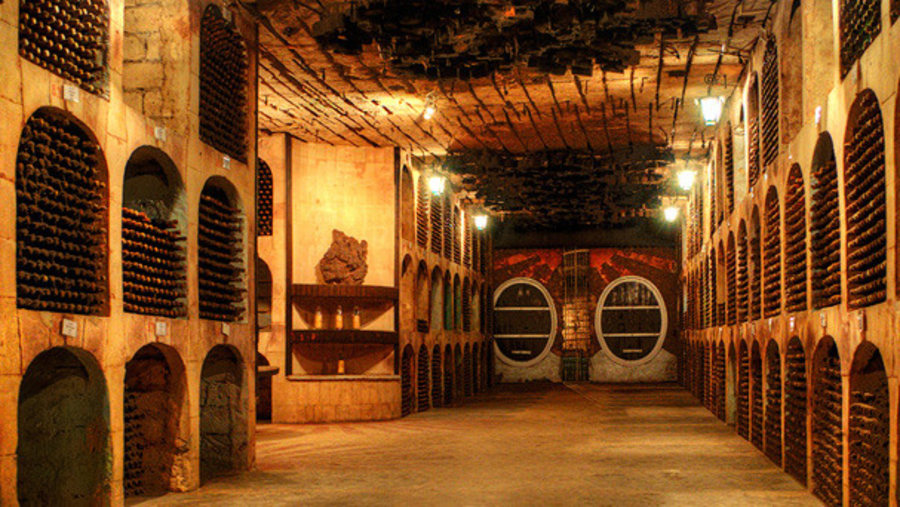 Milestii Mici wine cellar