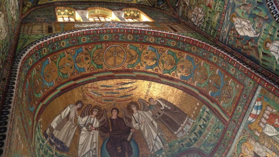 Mosaics of the apse of the Basilica of San Vitale