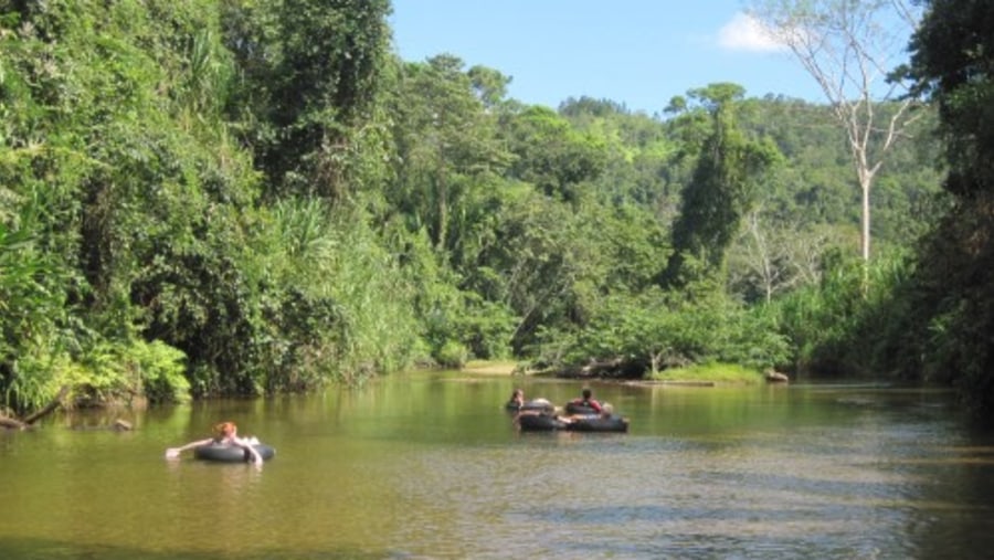 River Tubing in Cockscomb Basin