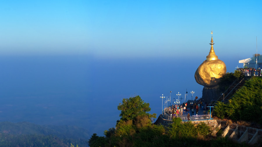 Golden rock, Myanmar