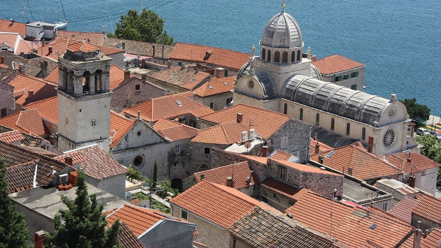 Aerial View Of St. James Cathedral