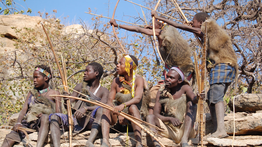 Hunter's Hadzabe Tribe, Karatu Village