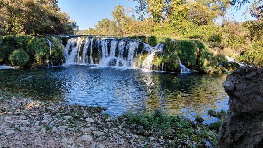 See a Pretty Waterfall in Trebižat