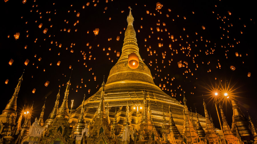 The Shwedagon Pagoda