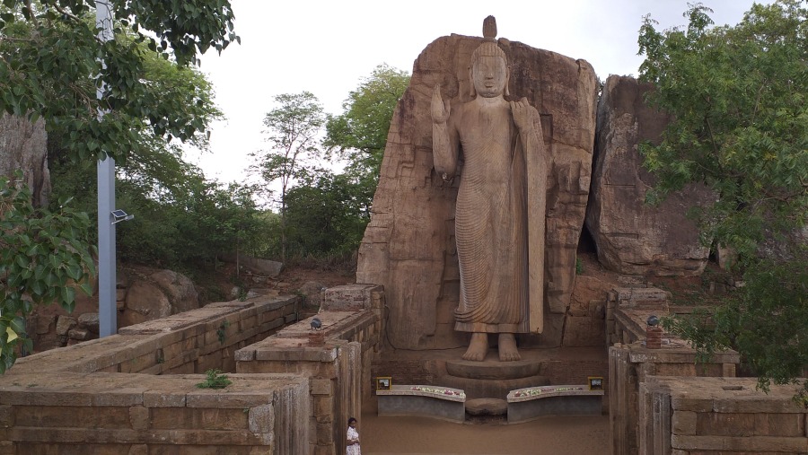 Buddha Statue in Anuradhapura, Sri Lanka