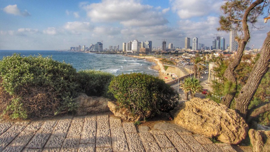 Panoramic view of Tel-Aviv from Jaffa