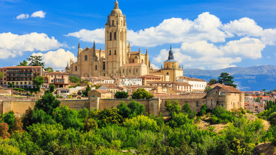 See the glorious Segovia Cathedral