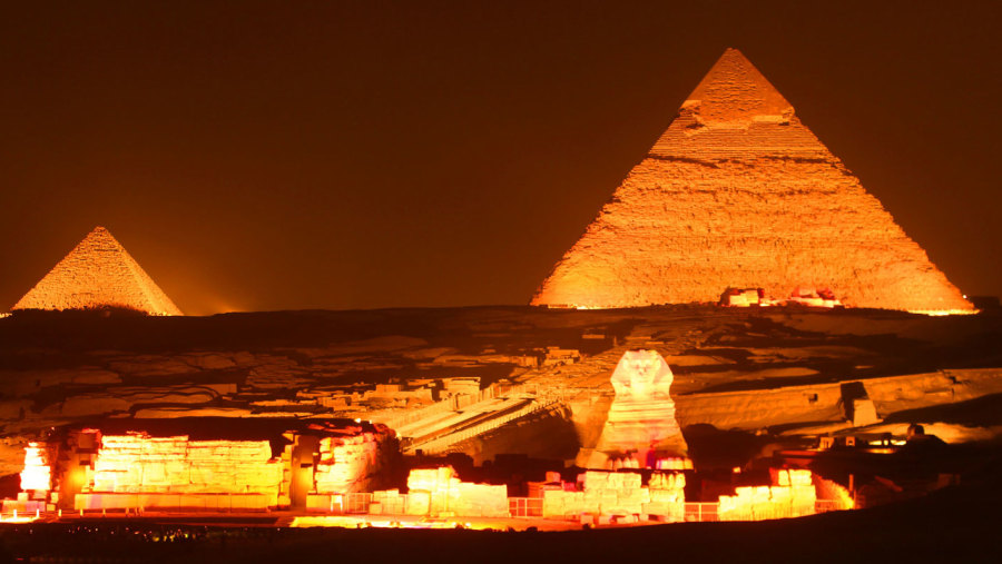 Sound & Light Show At Giza Pyramids