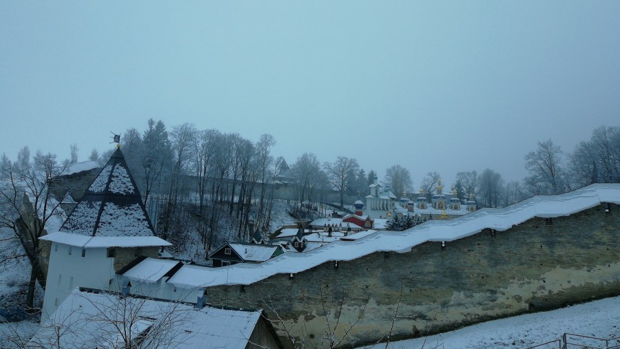 The famous view of Assumprion monastery