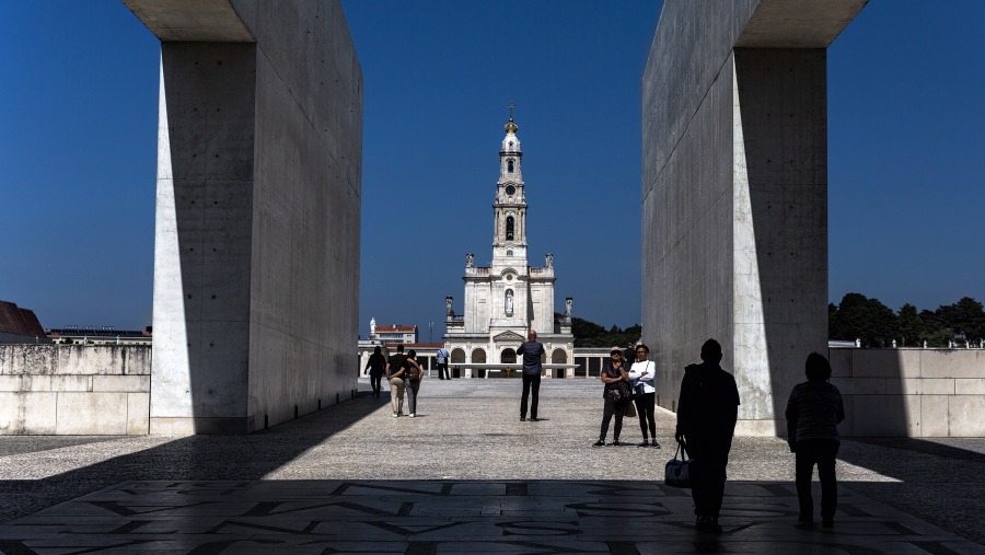 Entrance to Sanctuary of Our Lady of Fátima