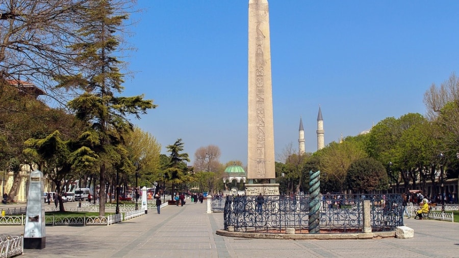 Sultanahmet Square In Istanbul, Turkey