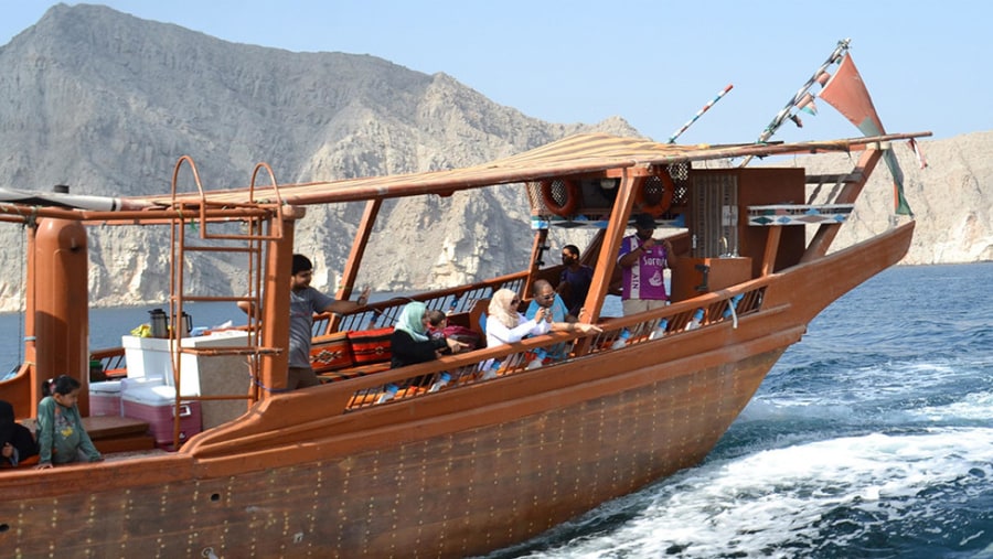 Traditional Omani Dhow Boat