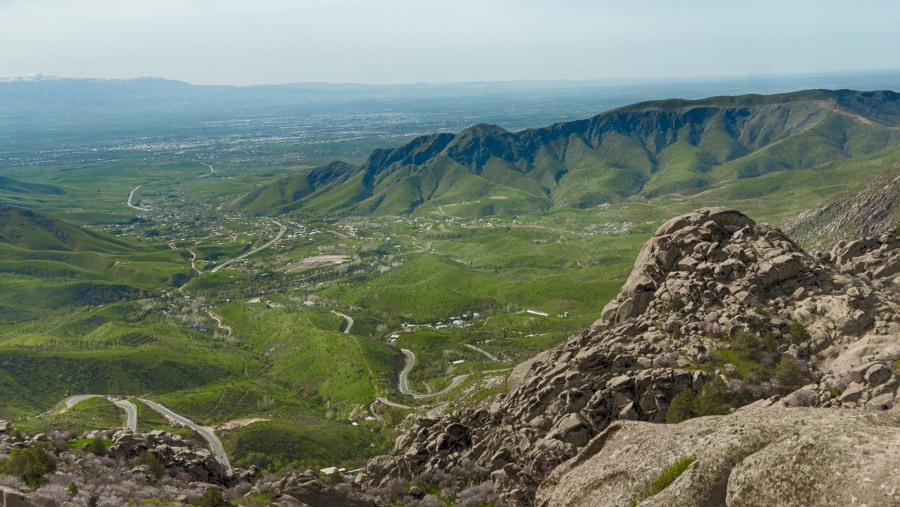 On the way to Shahrisabz