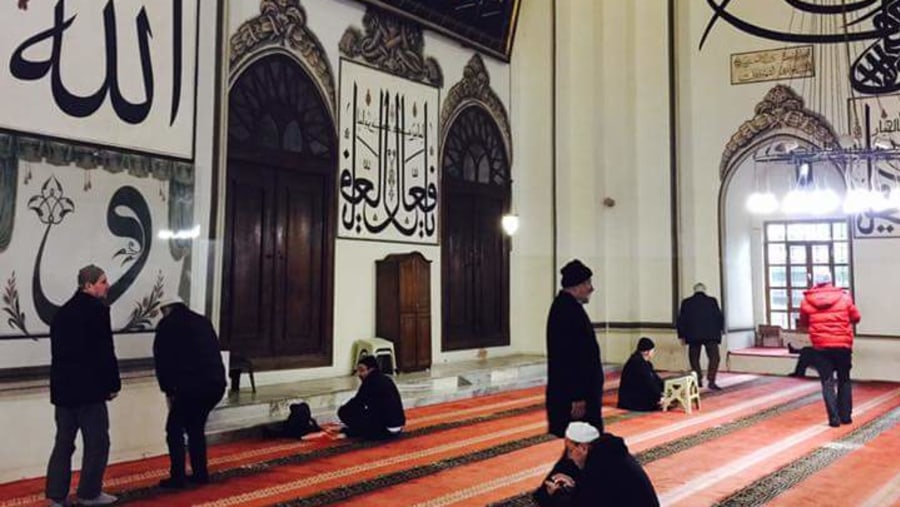 Mosque prayer hall