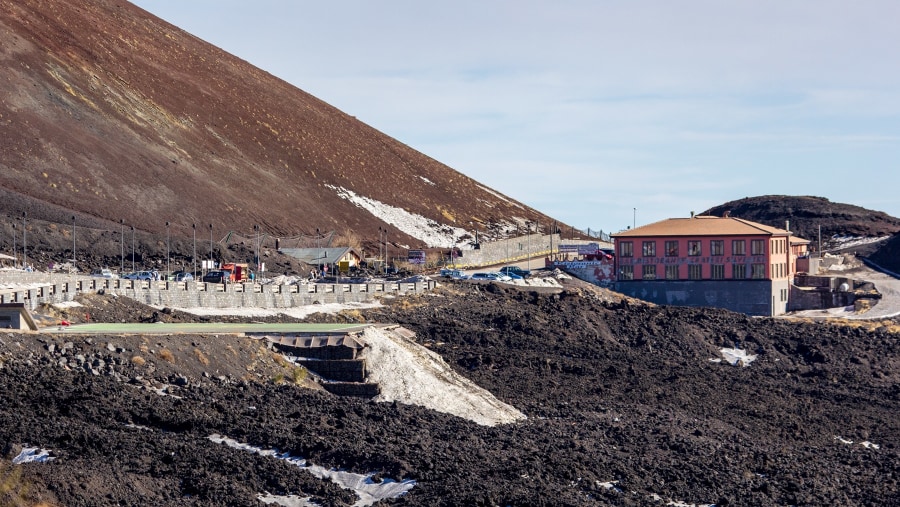 Road to Mount Etna