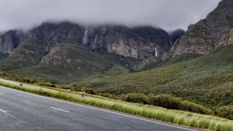 Multiple Waterfalls at  Du Toitskloof Pass