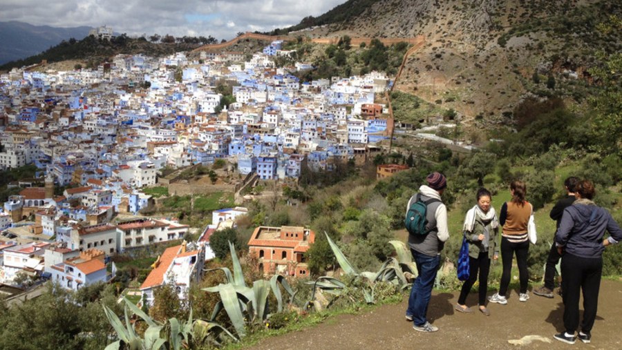 Overlooking Chefchaouen