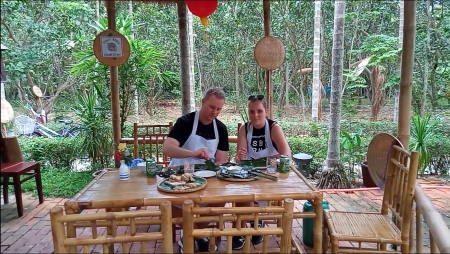 Enjoy a Meal at Thuy Bien Village