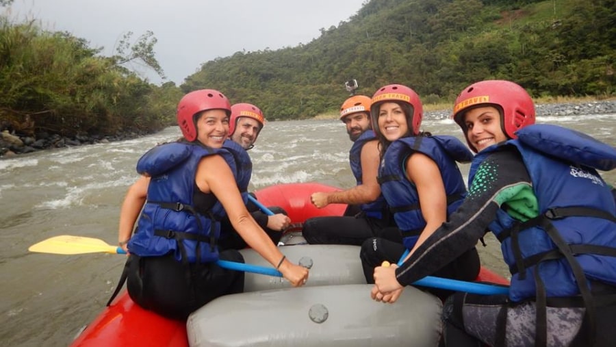 Rafting on Upano River