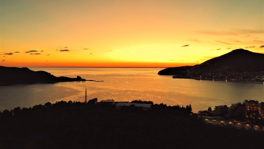 Budva - sunset - Monte Mare Travel