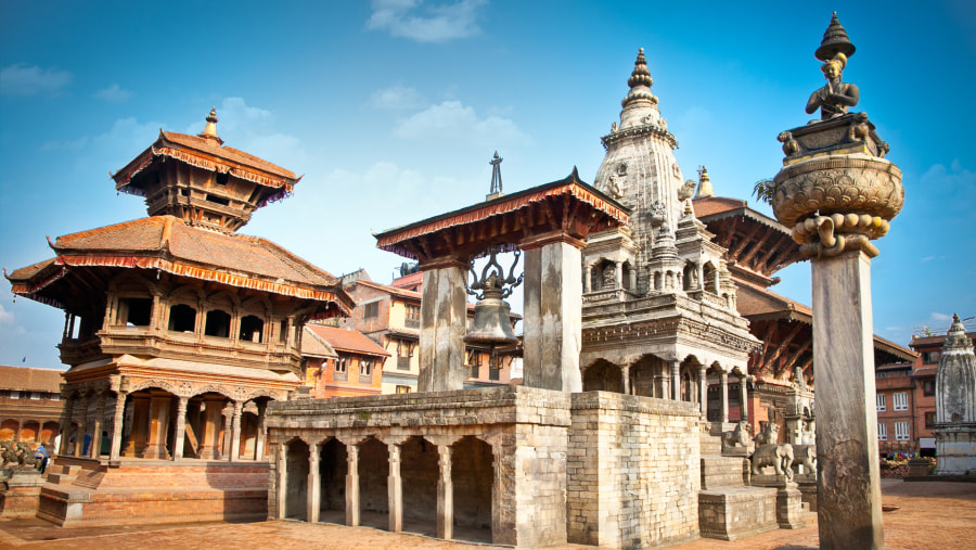 Bhaktapur City in Nepal