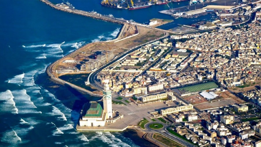 Ariel View of Casablanca