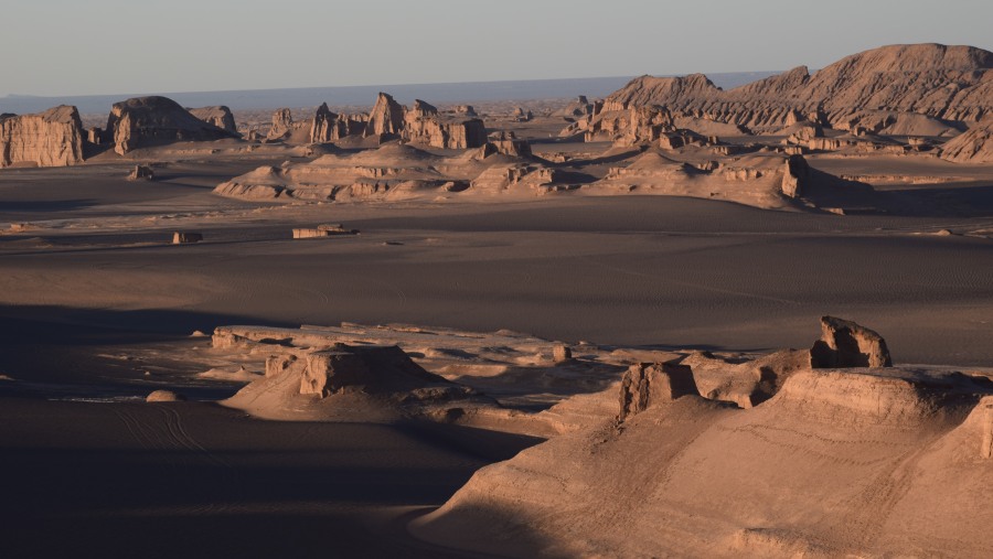 Sandy mountains of the desert