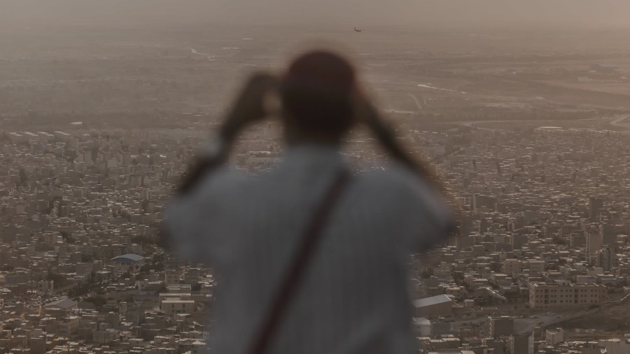 Tabriz city view from Eynali